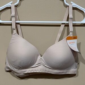 Warners Play It Cool 36A Beige Bra. Light padding no underwire.